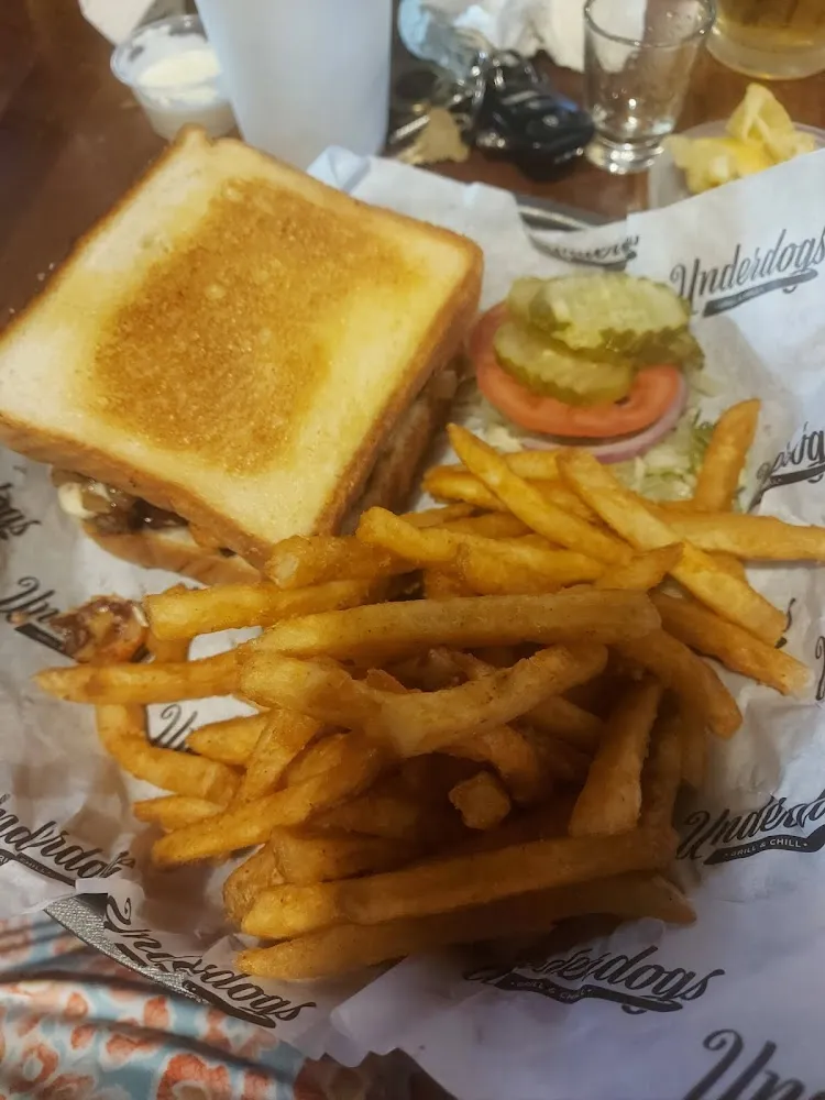 Build Your Own Burger with Crawfish